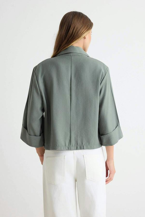 Relaxed Fit Seasonal Crop Jacket