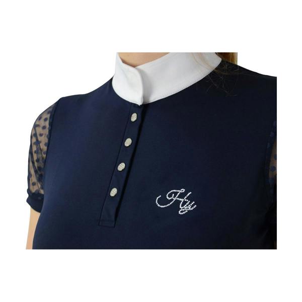 HyFASHION Womens/Ladies Lydia Show Shirt - Navy - 