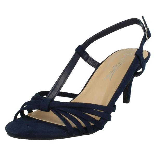 Anne Michelle Ladies Anne Michelle Wide Fit Evening Sandals F6041