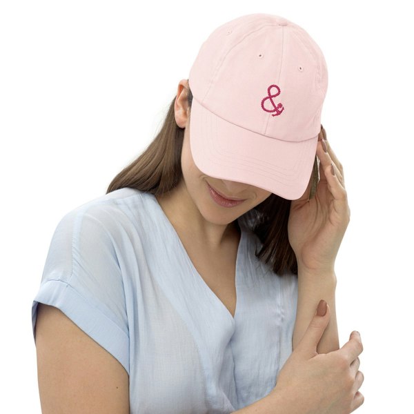 Anchor & Crew Pastel Ampersand Signature Chino Embroidered Baseball Cap