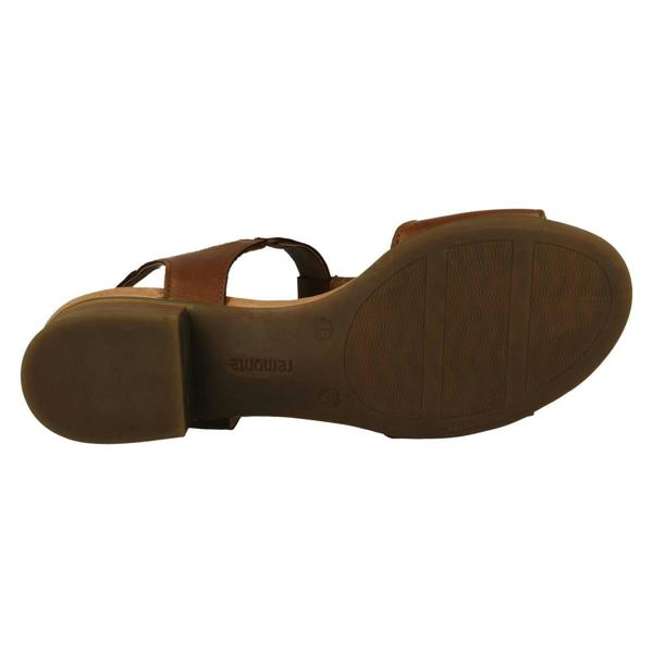 Remonte Ladies Remonte Block Heeled T-Bar Detailed Sandals D0P52