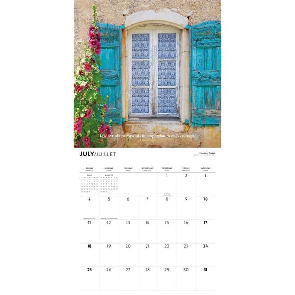 Doors & Windows Calendar 2027, Wall Calendars, Month To View, Lifestyle, Gift
