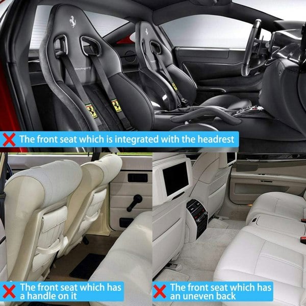 anycoplus Anypack Car Back Seat Organizer 2pc with Touch Screen Tablet Holder Kick Mats with Pocket for Toys