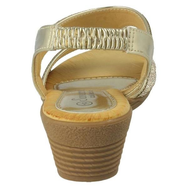 Savannah Ladies Savannah Wedge Heeled Sandals F12131