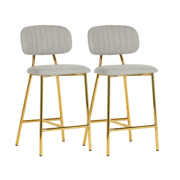 Furniture Edit Ariana Grey Counter Bar Stool Set of 2