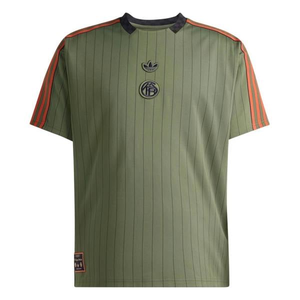 Adidas Mens Icon FC Bayern Munich Polyester Loose Fit T-Shirt - Green - 