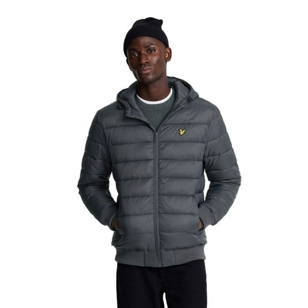 Lyle & Scott Mens Wadded Jacket - Gunmetal