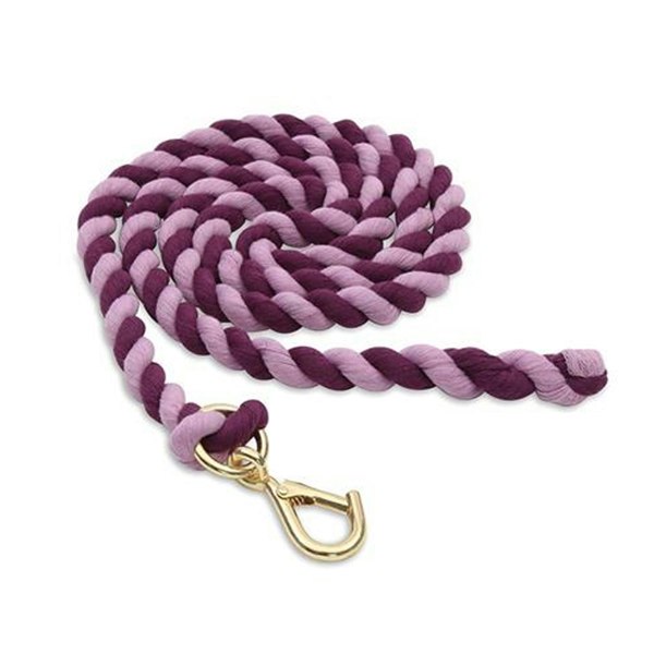 Shires Two Tone Horse Lead Rope - Purple/Lilac