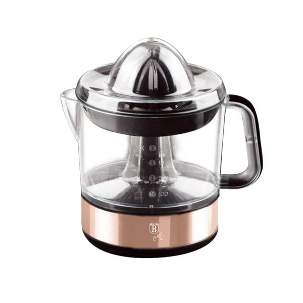 Berlinger Haus BH/9385 Electric Citrus Juicer: Metallic Rose Gold Edition, a stylish addition to any kitchen.