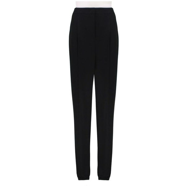 Emilio Pucci black wide straight leg trousers