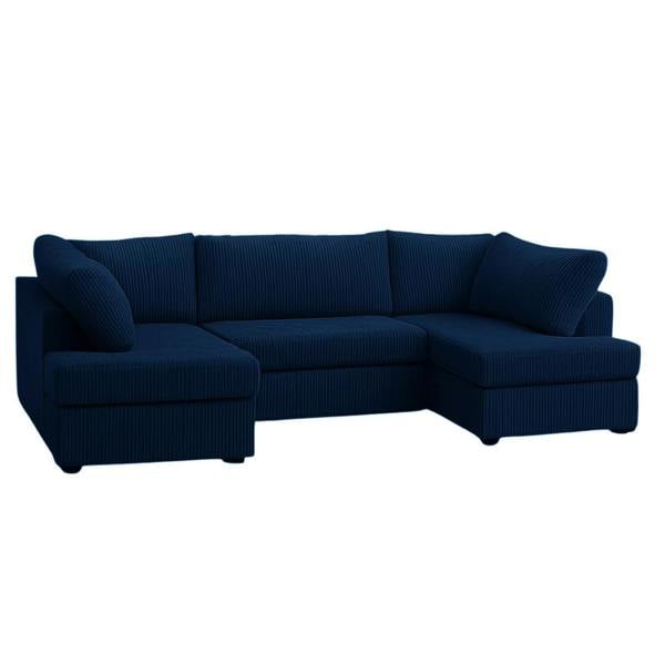 London Full Back Corner Sofa (Jumbo Cord) Sofa Scene