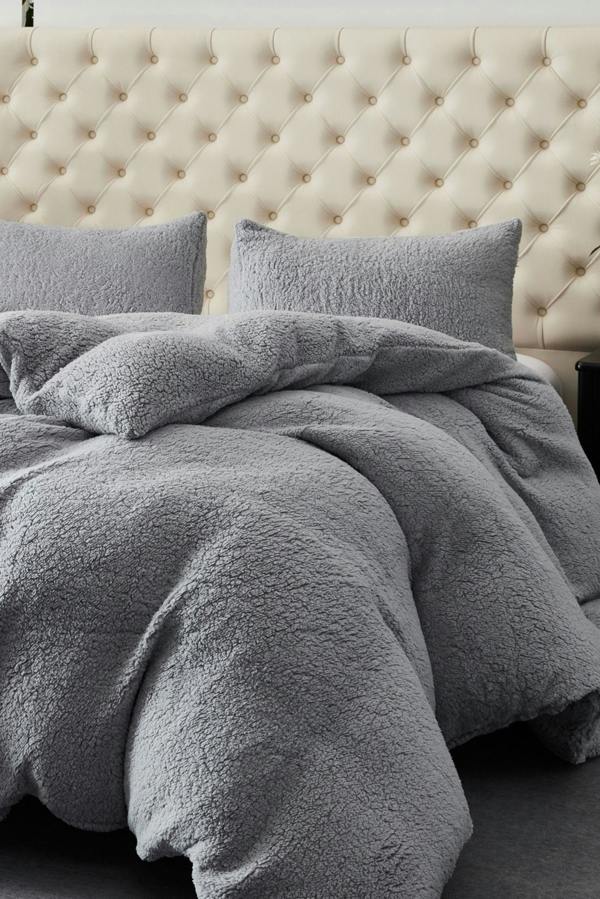 Ezysleep Winter Warm Soft Teddy Fleece Duvet Set