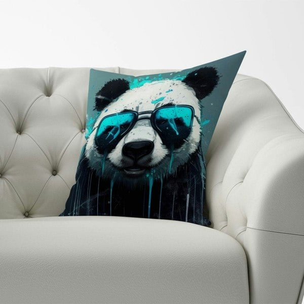 Warren Reed Panda With Blue Glasses Splashart Cushions