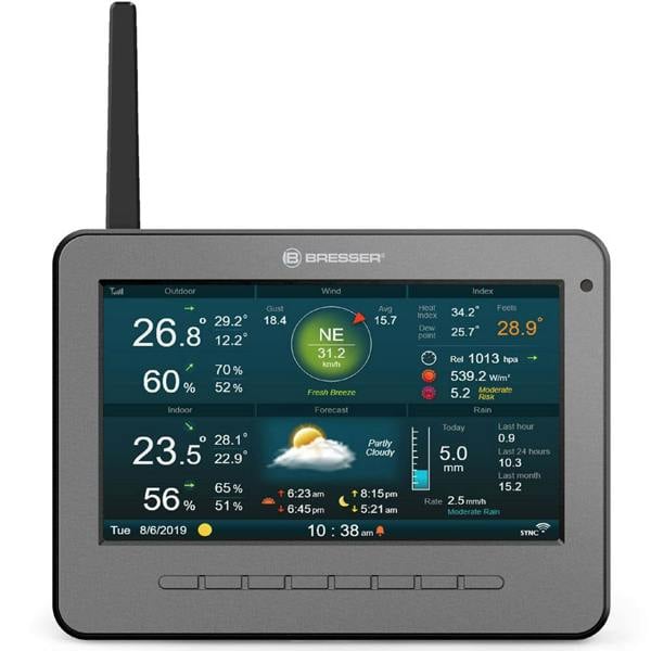 Bresser Professional 7-in-1 Colour HD Pro Wi-Fi Weather Station