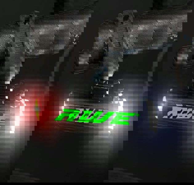 AWE 150 Lumens 1 x Front LED & 7 x Rear COB's USB Bike Helmet Light 360º Visibility