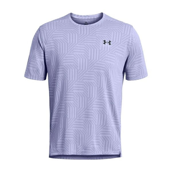 Under Armour Mens Geotessa Short-Sleeved T-Shirt - Purple