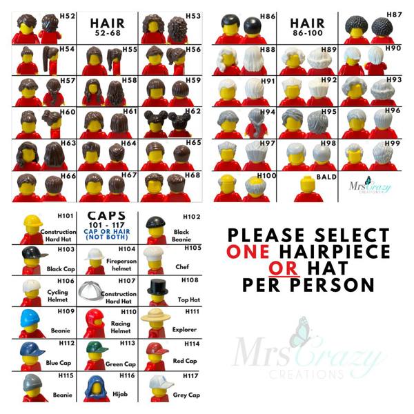 Abode Home & Gifts Framed Personalised Mini Figures