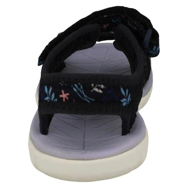 Clarks Childrens Clarks Pattern Detailed Adjustable Sandals Surfing Tide