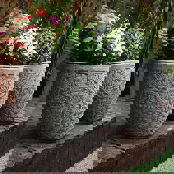 Small Regency Stone Flower Pot