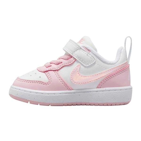 Nike Baby Court Borough Trainers - White/Pink - 