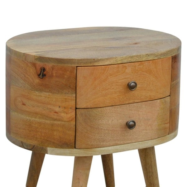 Artisan Furniture Rounded Bedside Table