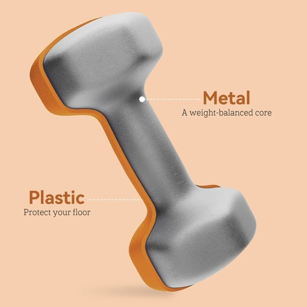 Rubber Dumbbell