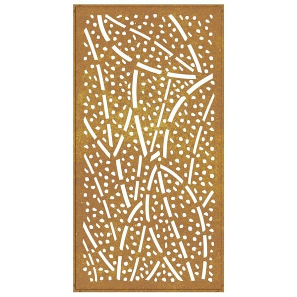 Berkfield Garden Wall Decoration 105x55 cm Corten Steel Leaf Design