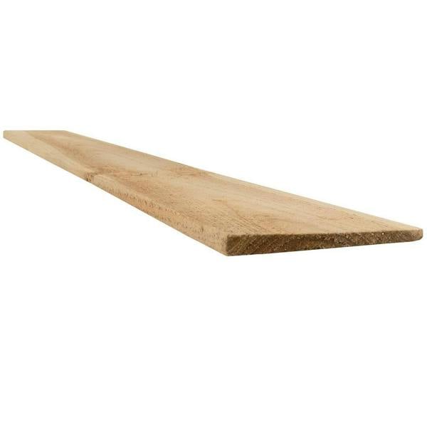 Snowdon Timber Treated Feather Edge Fence Board (T) 11mm (W) 125mm (L) 1.5m - Pack of 10