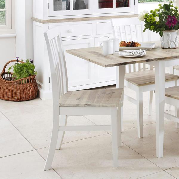 Statement Furniture Florence Wooden Dining Chair with Acacia Wood Seat