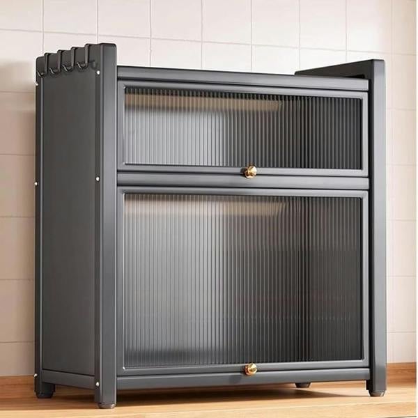 Havendro 3 Tier Kitchen Storage Cabinet Larder Pantry Cupboard