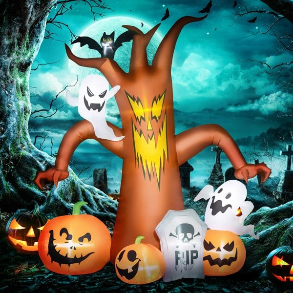 Inflatable Halloween Ghost Tree