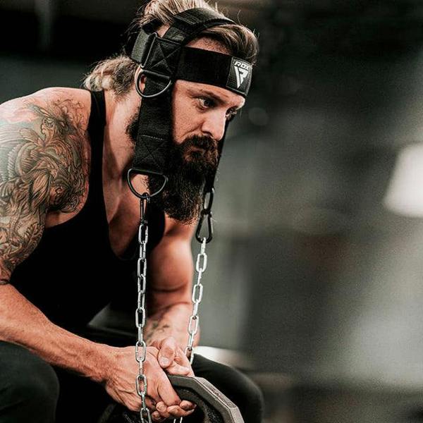 RDX Sports GYM HEAD HARNESS H2 BLACK PLUS
