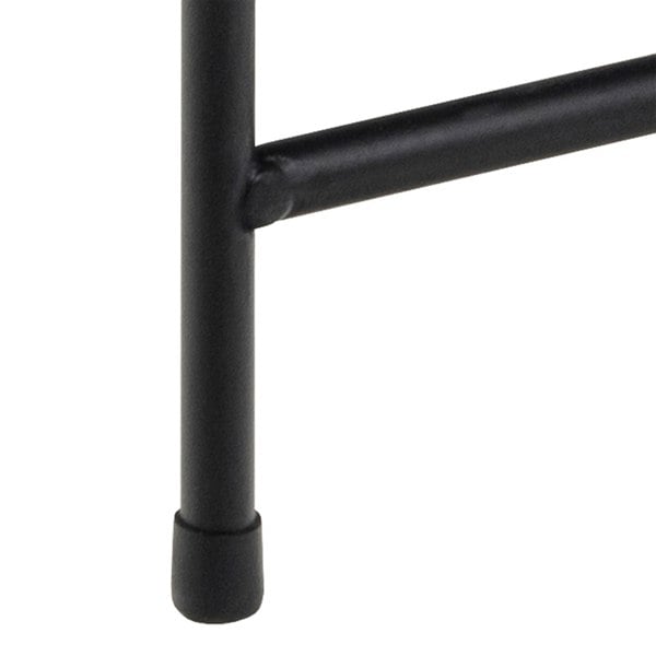 Furniture To Go Avila Side Table with Black Polished Marble Stone 52x40cm