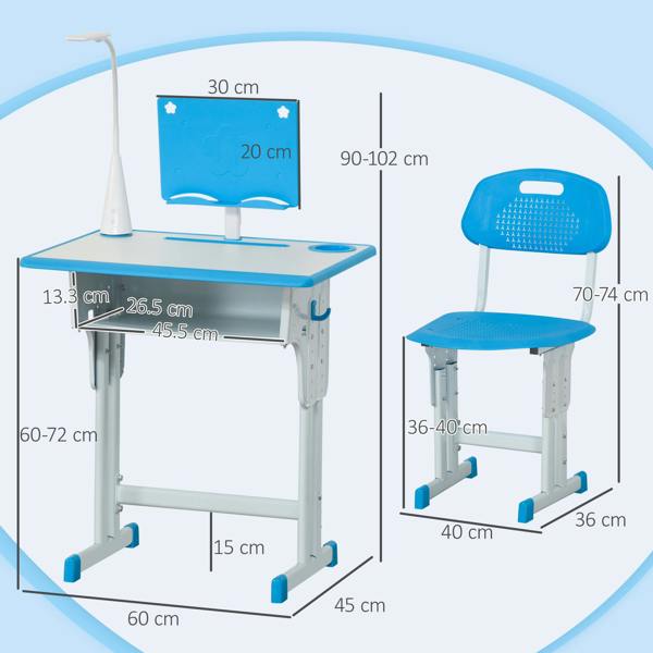 Children''s Study Table And Chair Set