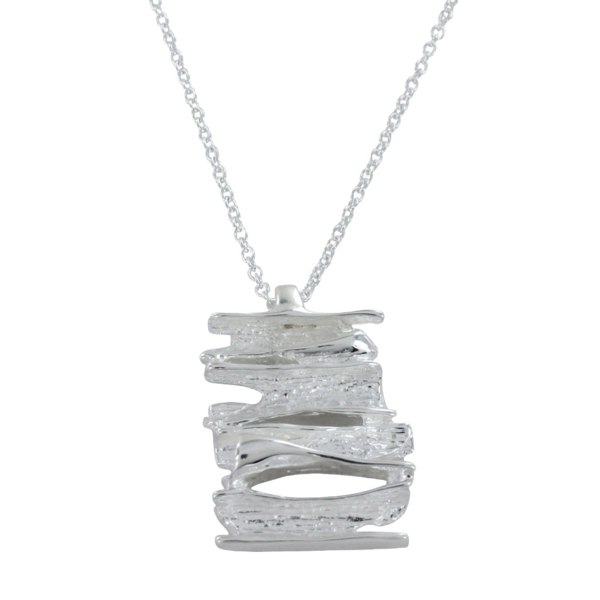 Sterling Silver Flakiest Pendant - Reeves & Reeves