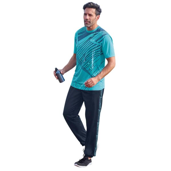 Atlas For Men Mens Polyester Knitted Jogging Bottoms - Dark Blue