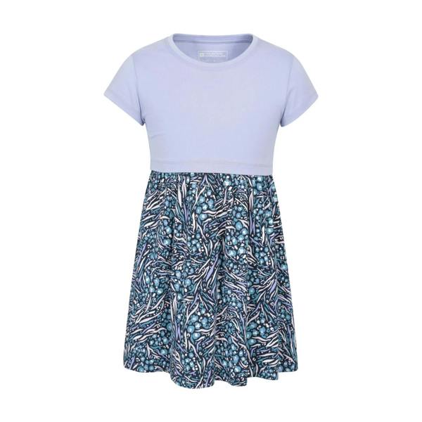 Mountain Warehouse Girls Petal Abstract Midi Dress - Purple - 