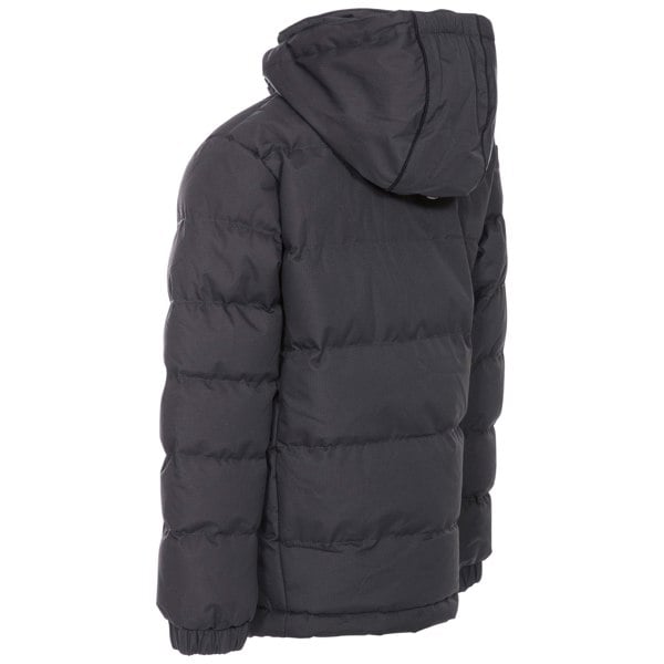 Trespass Boys Tuff Hooded Jacket - Dark Grey