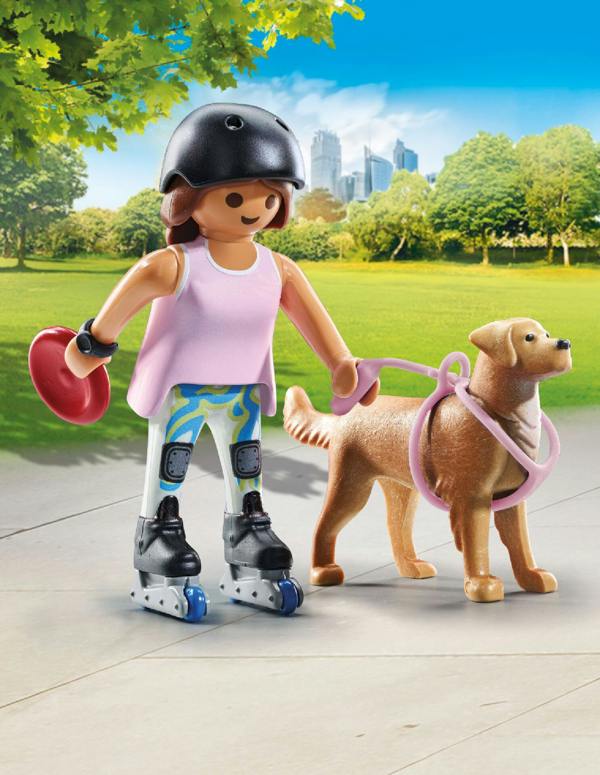 Playmobil Skater with Retriever - 71739 Playset