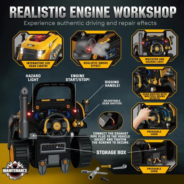 Kids Truck Engine Toy Set