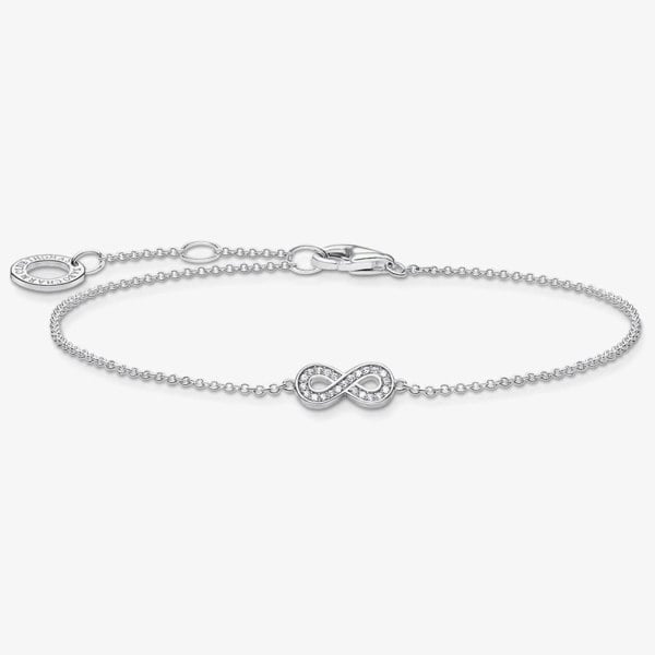 THOMAS SABO Silver Cubic Zirconia Infinity Bracelet A2003-051-14-L19V