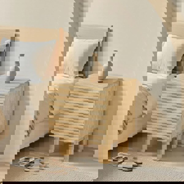 Rit Concept DiGiovanni 2 Drawer Bedside Table, Wood