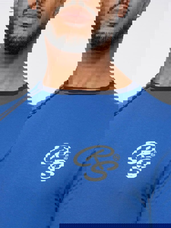 Crosshatch Hamlax T-Shirt/Shorts Set Blue/Navy