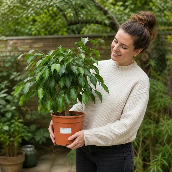 Ficus Twilight Weeping Fig 21cm Pot – Large Indoor Houseplant