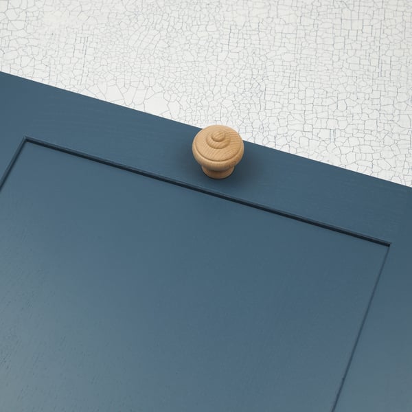 Handle & Home 49mm Beech Wood Round Stepped Face Knob