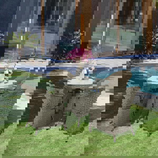 Resin Rattan Dining Set