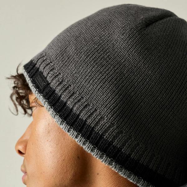 Regatta Mens Balton IV Beanie - Black/Dark Grey/Misty Grey - One Size - Black/Dark Grey/Misty Grey - 100% Acrylic