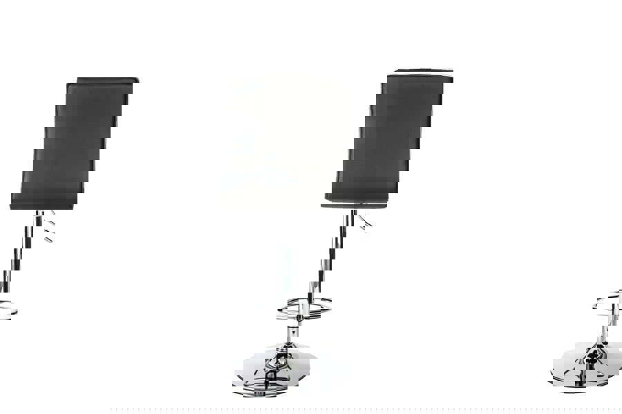 Dorel Home Colby Adjustable Barstool in PU Black