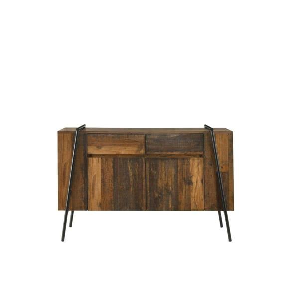 Timber Art Design Abbey Sideboard 2 Doors 2 Drawers Storage Cabinet Cupboard Rustic Industrial
