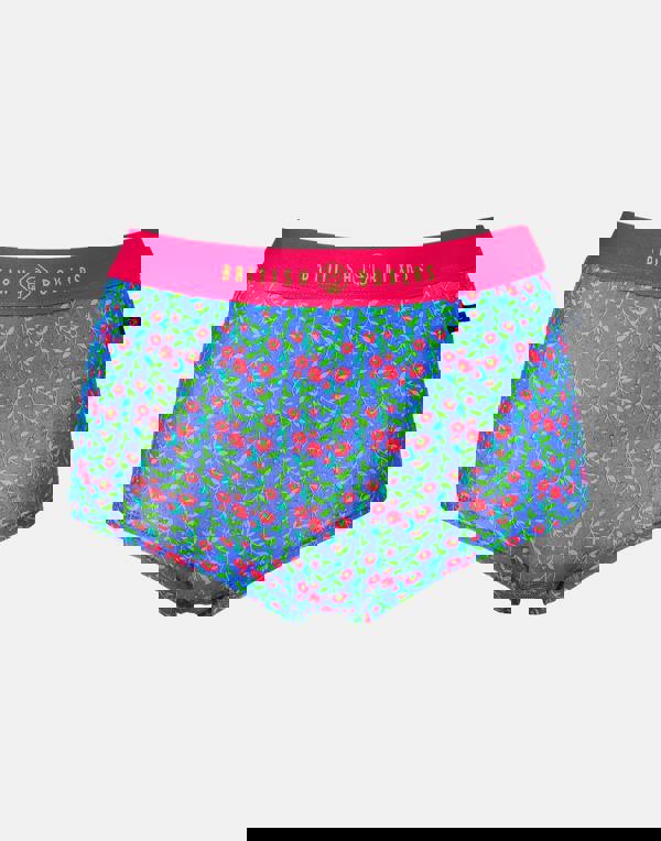 British Boxers Multipack 4 Pairs of Women's Bamboo Hipster Boxer Briefs – Boom Bloom!